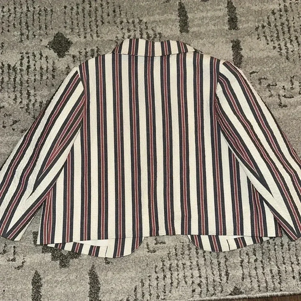 Bonpoint‎ Little Girl Seersucker Jacket size 6 EUC